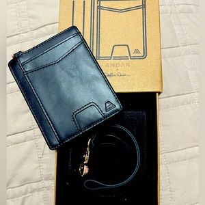 Jet Black Andar Denner Wallet
